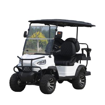 China 6 seater golf cart electric 7kw lithium golf cart battery 72V electric golf cart off raod 165-70-R13 for sale