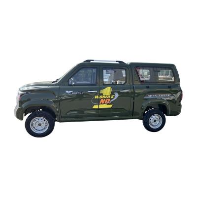 China Offer Sample 4x4 Pickup Truck New 4 Wheels SUV Electric Pick Up Door Four Seats Enclosed Trunk Pick-up 4 for sale