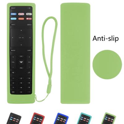 China Durable Silicone TV Remote Cover Case Suitable For Vizio XRT136 Smart TV Remote Control Cover for sale