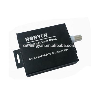 China Aluminum-alloy Single Channel Ethernet Over Coaxial EOC Signal Converter For Analog To IP System for sale