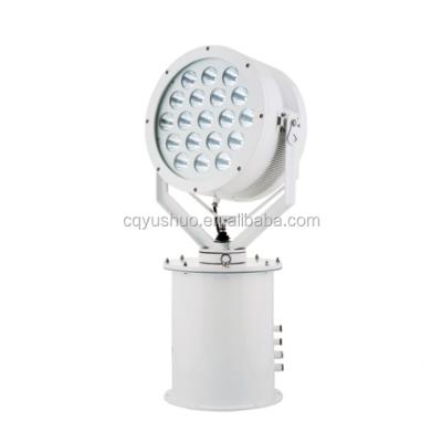 China Aluminum Alloy Marine Long Range Automatically Remote Controlled LED Searchlight for sale