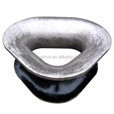 China Marine Square Mooring Pipe Steel Wedge Triangle Type Mooring Wedge Variety Of Sizes Available for sale