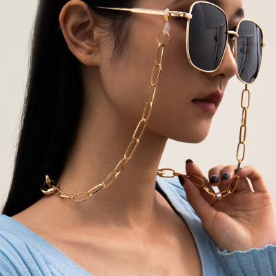 China Fashion Vintage Glasses Chains Holder Women Men Fashion Eyewear Eyewear Glasses Holder Strap Eyeglass Neck Rope Stopper Eyeglasses Gold for sale