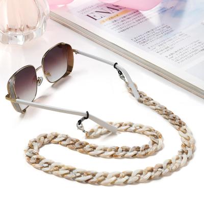 China Fashion Non-slip Wide Acrylic Sunglasses Chain Women Specifying Glasses Hanging Chain Lanyard Glasses Chain Eyeglasses Neck Strap for sale