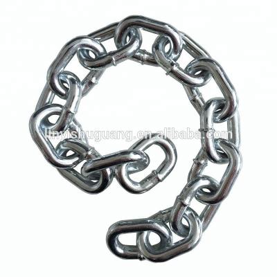 China Chain Drag Manufacturer Electric Galvanized High Test Welded DIN764 Iron Steel Link Chain for sale