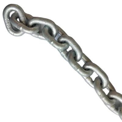 China Drag Chain Hot Dip EN818-2 G80 Galvanized Boat Lifting Chain for sale