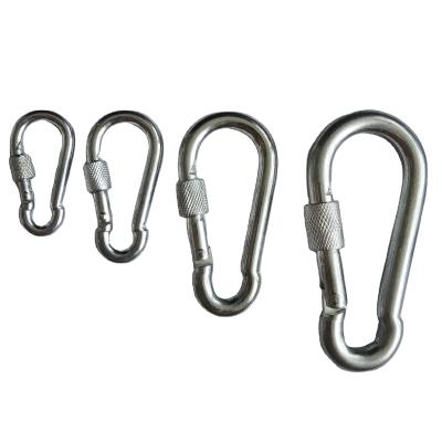 China Fasteners Linyi Factory DIN5299D Snap Hook Bag Hook Electric Galvanized Carabiner Hook for sale