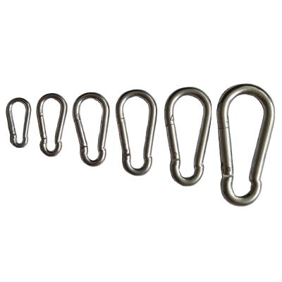 China Galvanized Fasteners 4MM 5MM 6MM 7MM 8MM 9MM 10MM 11MM 12MM Snap Hook Carabiner Hook 13MM DIN5299C for sale