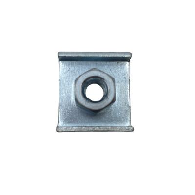 China Heavy Industry OEM M8 Automotive Stamping Nut Parts Hardware Square Shaped Stamping Nut for sale