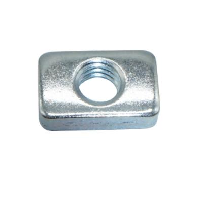 China Customized heavy industry good quality OEM ODM stainless steel zinc plating square nut in stock for sale