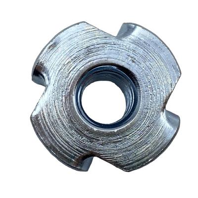 China Custom Heavy Industry Factory Supply Stainless Steel Nuts Four-jaw Nuts Shaped Stamped T Nuts for sale