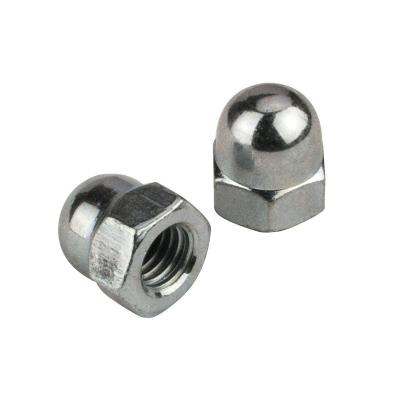 China Din1587 Heavy Industry Stainless Steel Hexagon Hex Acorn Dome Cap Nut Metric Wheel Nuts M2 M4 M6 M8 Hex Nut for sale