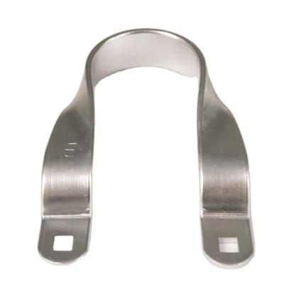 China Support Factory Outlet Connection Running Tying Pipe Clamps Connecting And Fastening Stamped Aluminum Sheet Metal Parts Pipe Hoops for sale