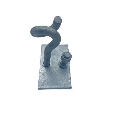 China Steel OEM factory High quality wholesale metal stamping part galvanized steel C type wall hooks for sale