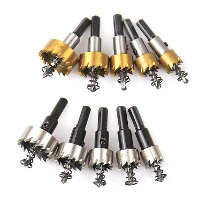 China Metal Drilling Fully Finished Ground Edge Drilling Metal Hole Saw Hss Drill Bits Drill Crown Carbide Deep Hole Saw for sale