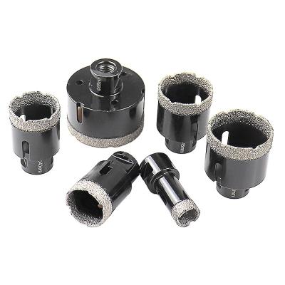 China Drilling 6mm-100mm M14 Diamond Granite Cutting Hole Saw Dry Vacuum Welded Diamond Core Drill Bit For Granite Marble Metal Drilling for sale