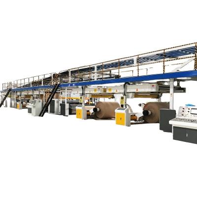 China machinery & High Speed ​​Automatic Material 3/5 Ply Corrugated Cardboard Production Line For A, C, B, E, F Flute for sale