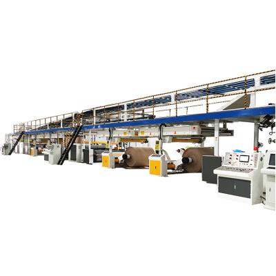 China Simple Operation 3/5 Ply Cardboard Board Box Making Machine Production Line for sale