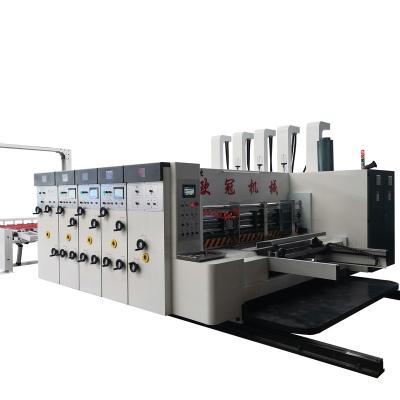 China Automatic Corrugated Printing Shops Cardboard Cardboard Box Flexo Slotter Printing Making Machine for sale