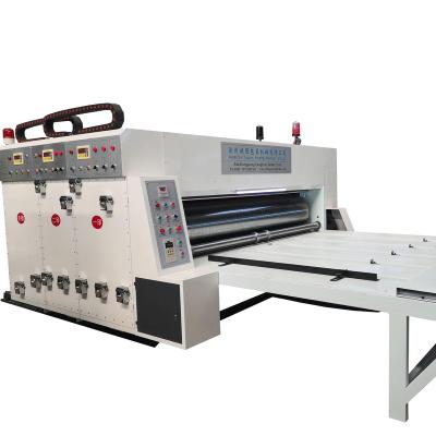 China Autocmulticolor Semi Box Printing Slotting Die Cutting Machine for sale