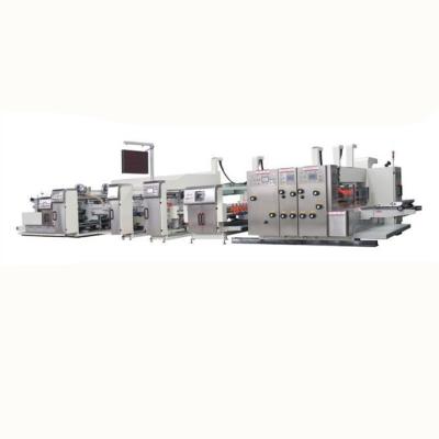 China Other Automatic Printing Die Cutting Folder Pasting Package Machine In Line for sale