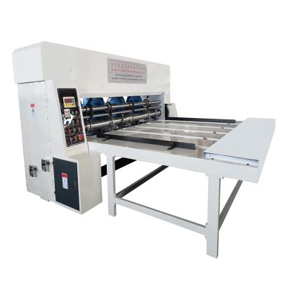 China Factory Line Feeding Rotary Slotter Machine , Corrugated Cardboard Machine for sale