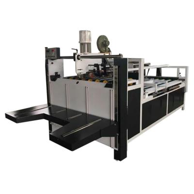 China Factory Semi-automatic Corrugated Cardboard Folder Gluing Machine Product for sale