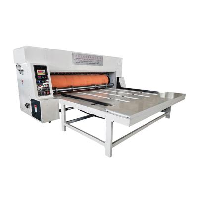 China Semi Automatic Hotels Paper Cup Rotary Die Cutter Machine Pizza Box Making Rotary Die-Cutter For Sale for sale