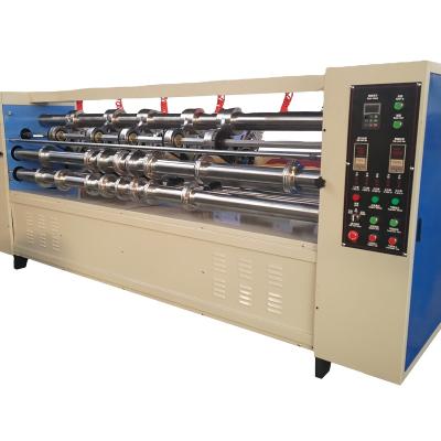 China Food Manual Feeder Blade Slitter Marker Machine Corrugated Thin Cardboard Paper Box Box Making Machine for sale