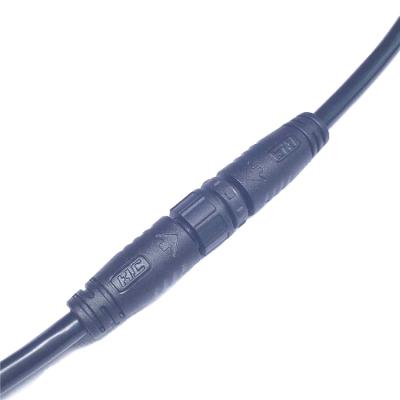 China Outdoor Lighting Factory Price IP67 Waterproof M12 2 3 4 5 6 7 8 Pin Waterproof Connector Electrical Cable for sale