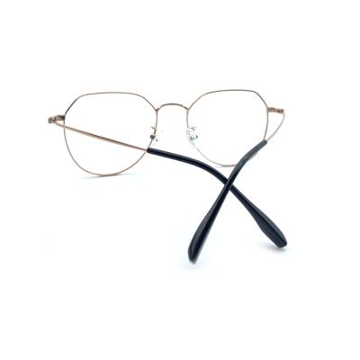 China New Style Spectacle Fashionable Metal Frame Glass Computer Gaming Clear Elegant Blue Light Glasses for sale