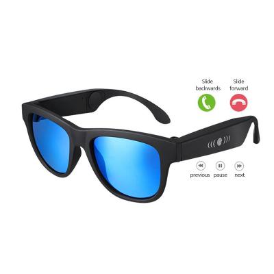 China BLUETOOTH SUNGLASSES Shape 400 Bone Conduction Sunglasses UV Polarized Lenses for sale