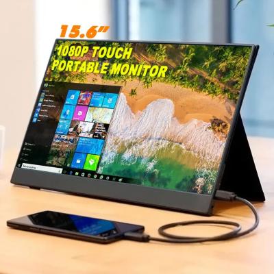 China HD Mini 15,6 Zoll FHD 1080P LCD Dual Screen Portable Monitor Typ C Für PC Telefon PS5 zu verkaufen