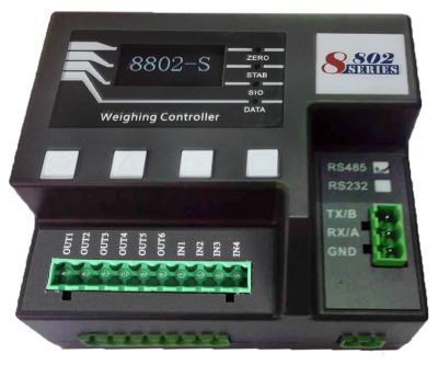 China Multi-function weighing indicator in rail DIN housing, RS232/485 and Analogue output for sale