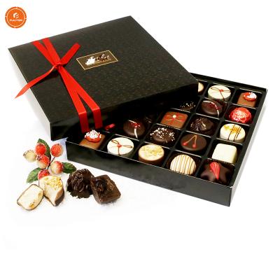 China Handmade Custom Design Baklava Sweet Chocolate Fancy Dates Packaging Paper Boxes for sale