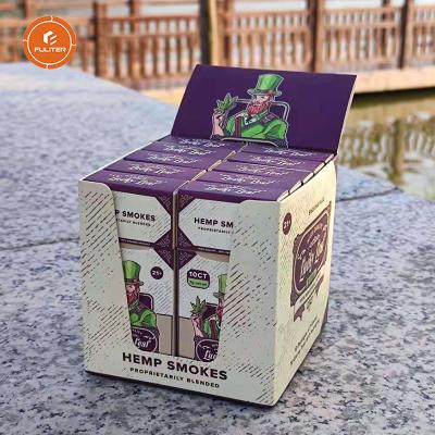 China Disposable Custom Empty Printing Paper Hemp Cigarette Packaging Cardboard Box for sale