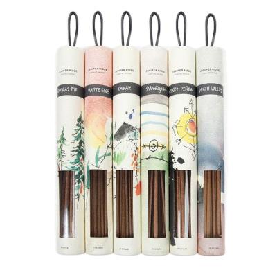 China Recycled Materials Incense Stick Custom Fragrance Sticks Tubes Box Packaging Manufacturers Incense Sticks Box for sale