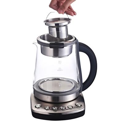 China New Designer Home Kitchen Appliance Electric Health Glass Kettle 220V Kettle 1.5L Electric Water Heater KHYK-18E for sale