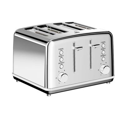 China High Quality Stainless Steel Heating Pop Up Automatically 4 Slice Roll Bread Toaster Sandwich Commercial for sale