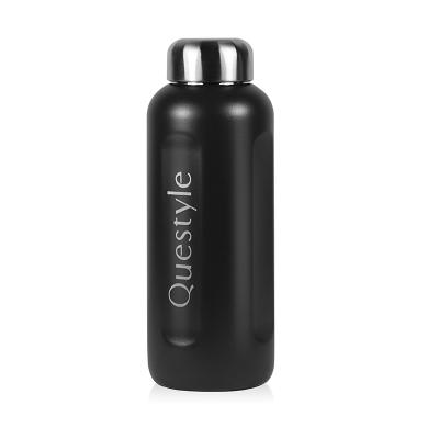 China 750ml Square Double-Layer Stainless Steel Vacuum Structure Design Sustainable Entire Thermos Water Bottle With Carry Ring Design for sale