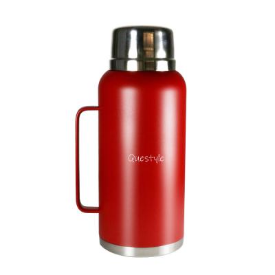 China Durable Outdoor Portable Camping Kettle 2.1L Stainless Steel Dustproof And Leakproof Thermos Bottle for sale