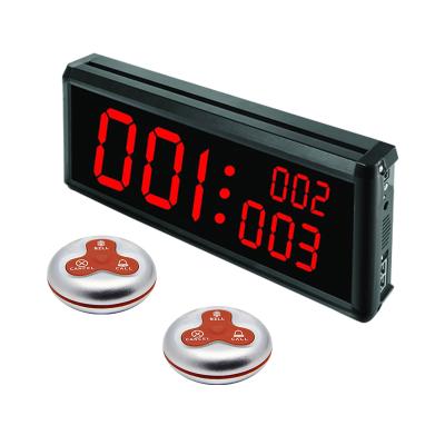 China wireless restaurant waiter table calling system, wireless restaurant pager Y-128E+Y-A3 for sale