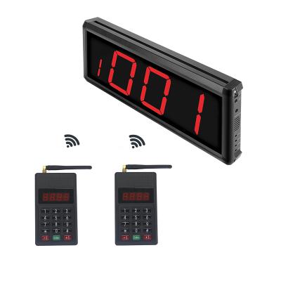 China Management Wireless Number Service Place Queue Calling System Multi Keypads Function With One Display for sale