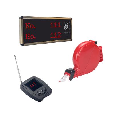 China Restaurant Wireless Long Range Customer Queue Control System Queue Calling System for sale