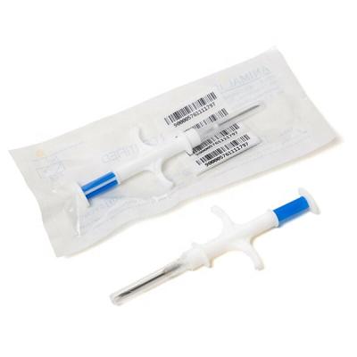 China MINI TAG 134.2khz FDX-B rfid tag rfid tag cattle flea syringe bioglass chip id programmable rfid transponder glass tag for sale