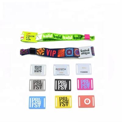 China Customized waterproof / waterproof fabric RFID wristband event 13.56mhz ticket rfid wristband for sale