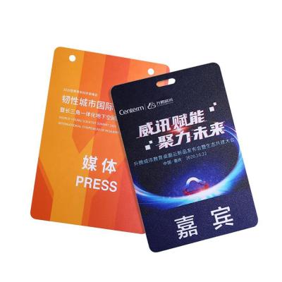 China Waterproof/Waterproof Access Control Card Customized Event Badges Lanyards VIP Exhibition Event Entrance Entrance ID Badge Custom RFID Card for sale