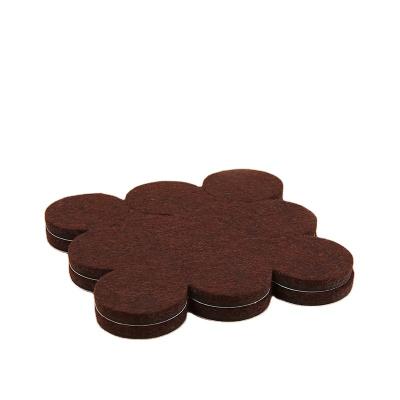 China Factory Price Modern Cheap Self Adhesive Felt Pad Feet Pads 35Mm Durable Felt Pads 18Pcs for sale