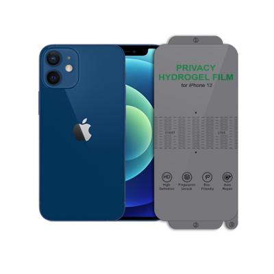 China For iPhone 12 Hydrogel Film Full Coverage Privacy Screen Protector Compatible With iPhone 12 for sale