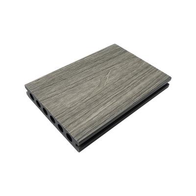 China Eco-friendly coextrusion composite wpc exterior decking boards embossing texture weather resistance for sale